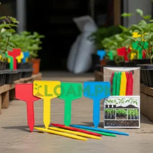 Colored Seed Labels for Easy Plant Identification